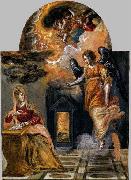 GRECO, El Annunciation oil painting on canvas